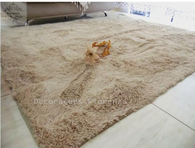 Tapete peludo para sala - Foto 5