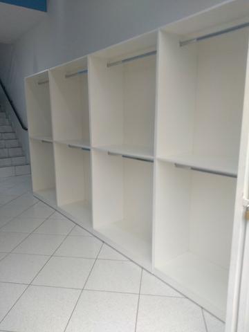 Kit Móveis para loja cor madeirada ou branca