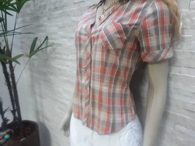 Camisa Xadrez Collins Tam P - Foto 2