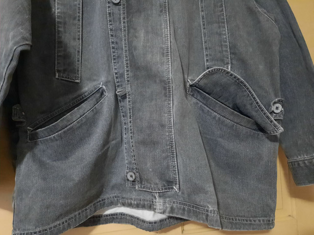 jaqueta jeans dzarm feminina