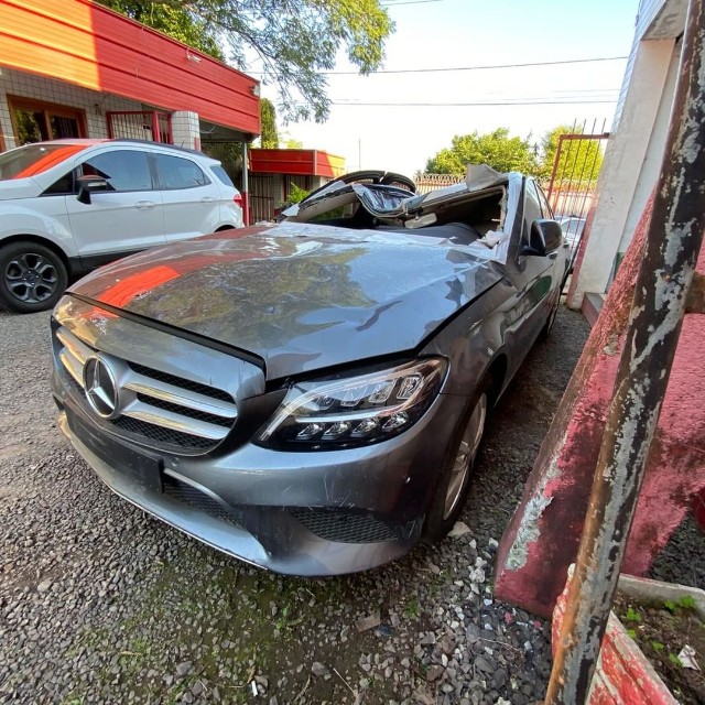 Mercedes Benz C180 1.6 2019 Farol Capo Motor Porta Cambio Airbag Retrovisor Sucata