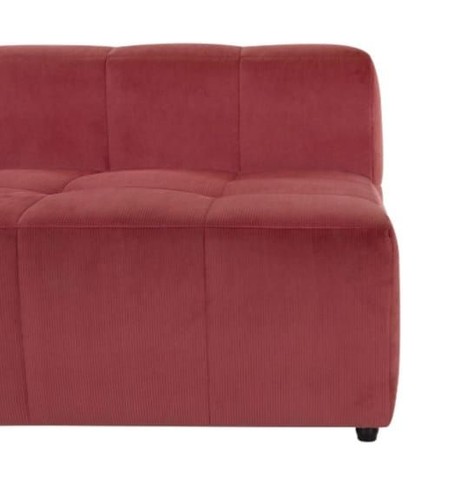 SOFA SUEDE VERMELHO