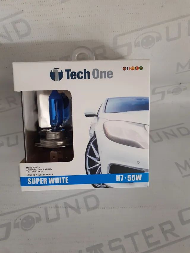Lâmpada. Tech One. H-7. Super branca. Nova. Instalada. - Foto 4