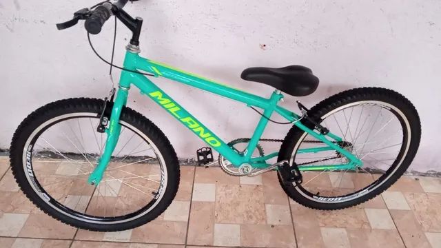 Bicicleta aro 24 juvenil folha aero praticamente Nova Ciclismo