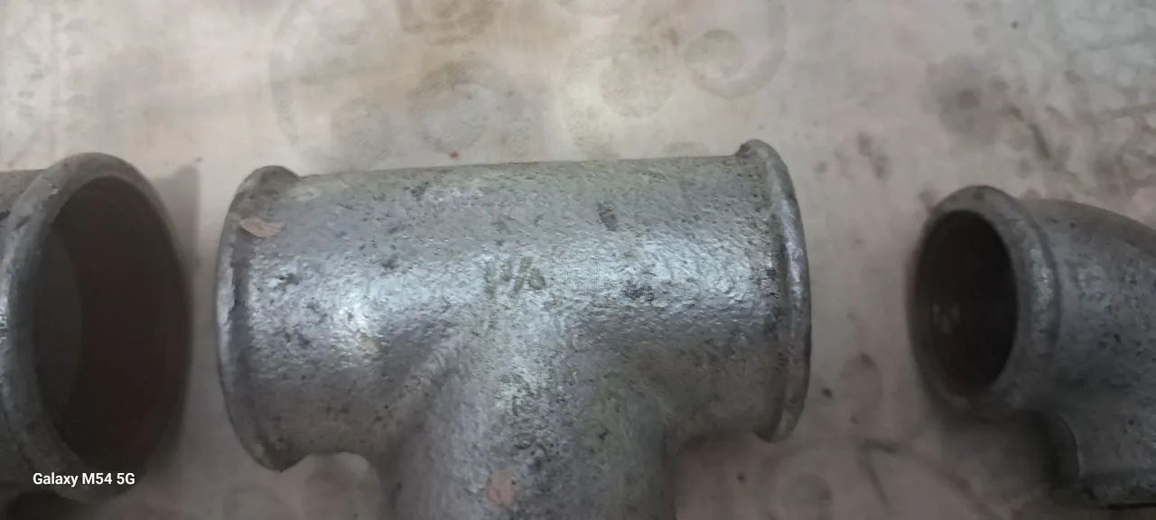 Conexões hidráulicas galvanizadas 3 unidades  - Foto 5