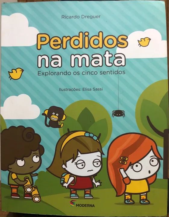 Livro Perdidos na Mata - Explorando os Cinco Sentidos