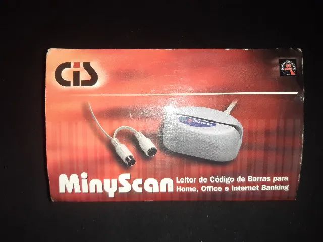 Leitor de código de barra de mesa CIS Minyscan USB - Foto 4