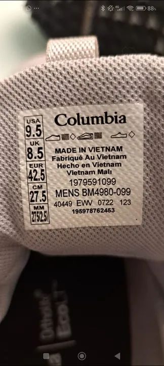 Trilha Tênis Colúmbia Tênis Columbia Masculino Escape - Thrive Endure - Foto 5