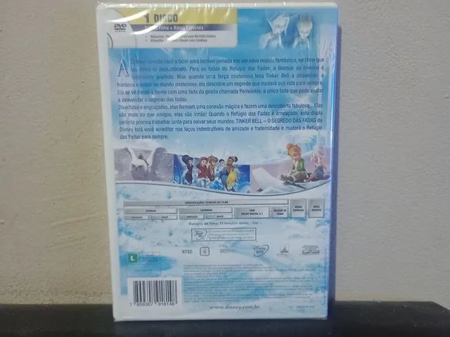 Dvd Tinker Bell Segredo das Fadas Disney Lacrado - Foto 2