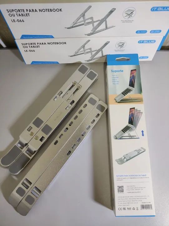 Suporte Metal de Notebook para Mesa de Escritório  - Foto 2