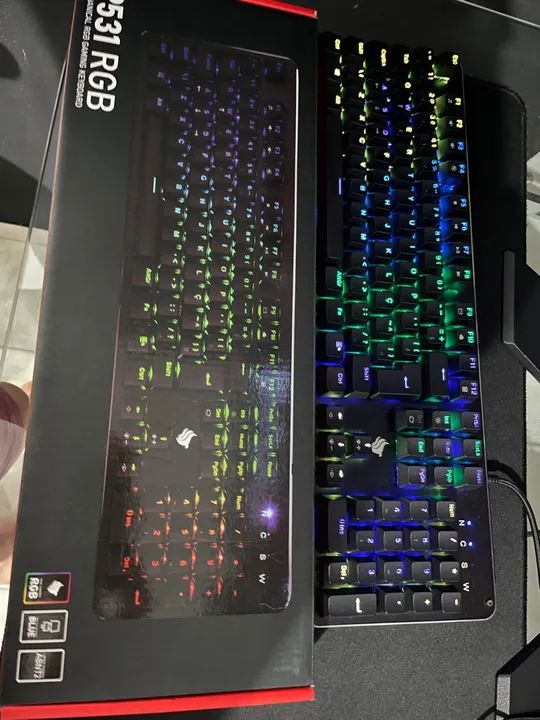 Teclado Gamer Mecânico RGB 531 - Foto 2