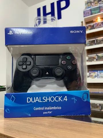 Controle Sem Fio Dualshock 4 Preto Playstation 4 - Original - Sem Juros - Loja Física