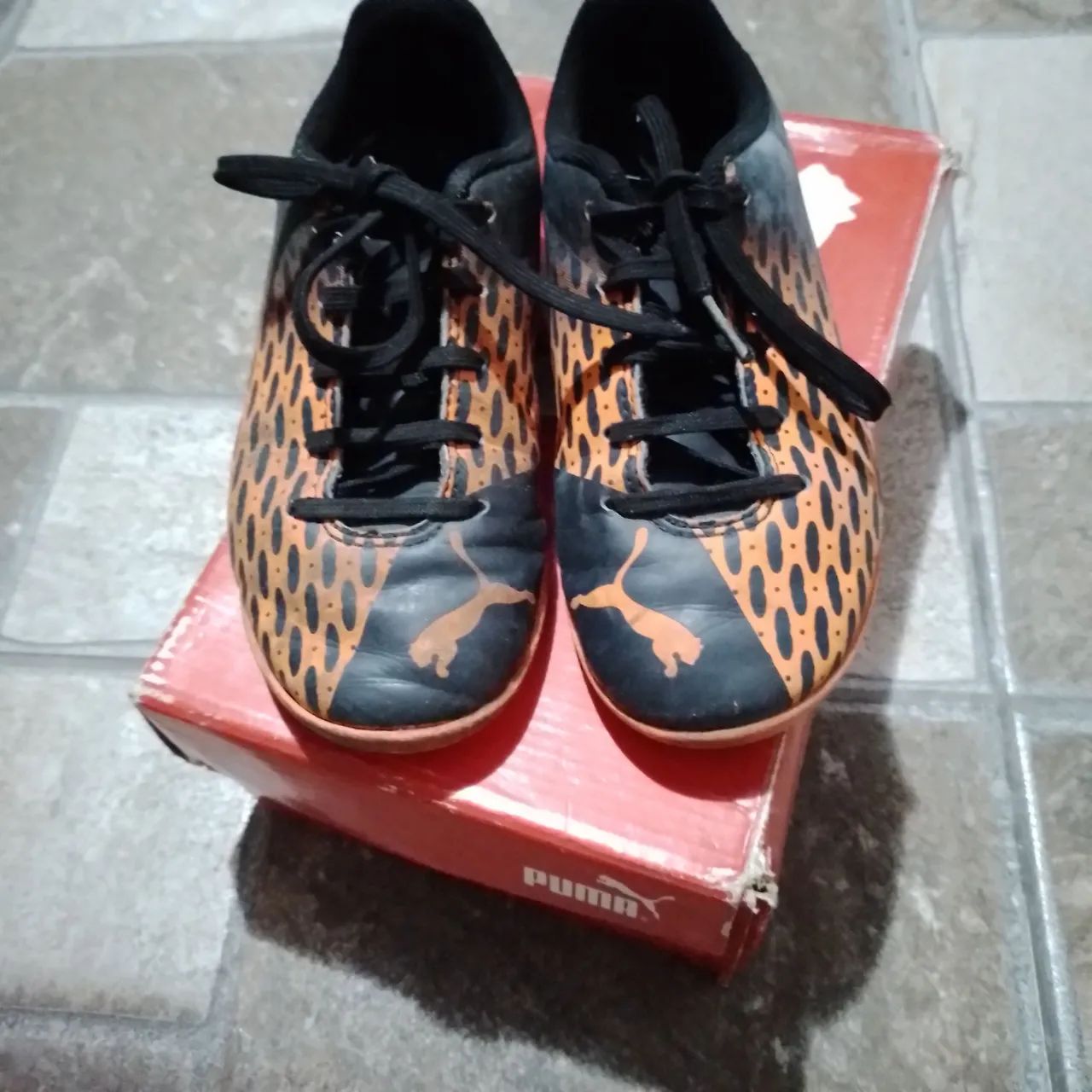 chuteira puma futsal sem trava número 33  - Foto 2