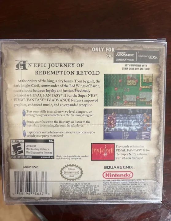 Final Fantasy IV Advance Cib Americano Lacrado - Game Boy Advance - Foto 3