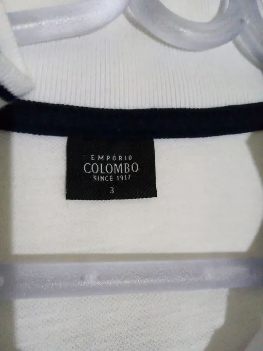 Camisa polo branca Colombo  - Foto 4