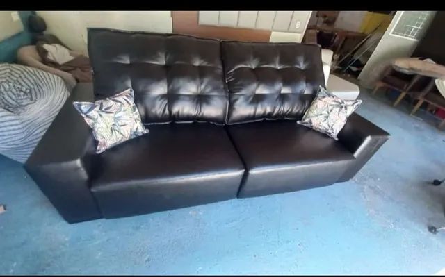 Reforma de sofá retrátil reclináveis no tecido courissimo  - Foto 2