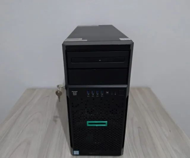 Servidor HP Proliant ML30 Gen9 8Gb Memória- HD 1Tb - Intel Xeon E3-1220 V6