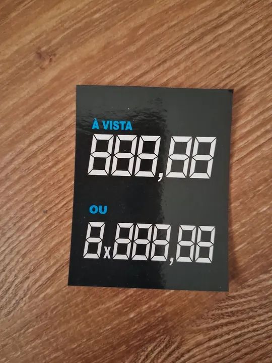 Etiqueta de preço (tem outra opção) - Foto 2