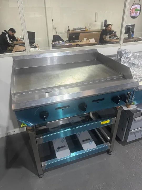 Chapa industrial 0,90cm a gás gpl nova 
