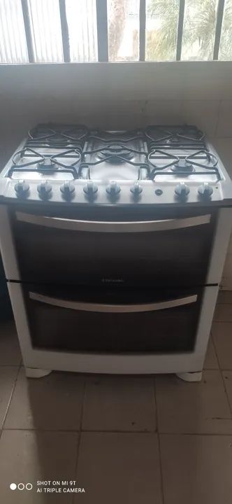 Fogão 5  Bocas com 2 Forno - Semi Novo