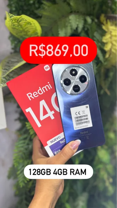 Xiaomi Redmi 14c 256Gb 08Gb Ram Novo Lacrado Entregamos