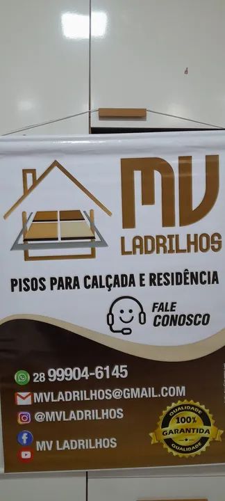 Piso tatil ladrilhos