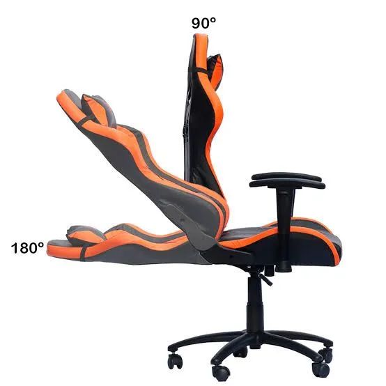 Cadeira Gamer Ktrok Ktrone Laranja - Foto 5