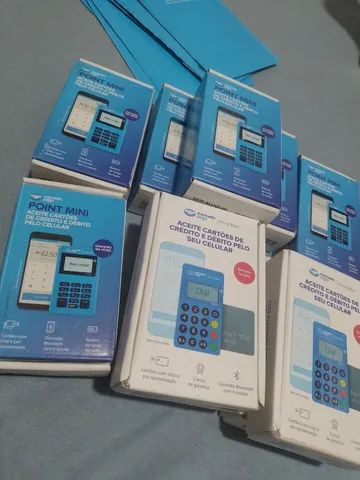 Maquina nova do Mercado Pago com aproximação