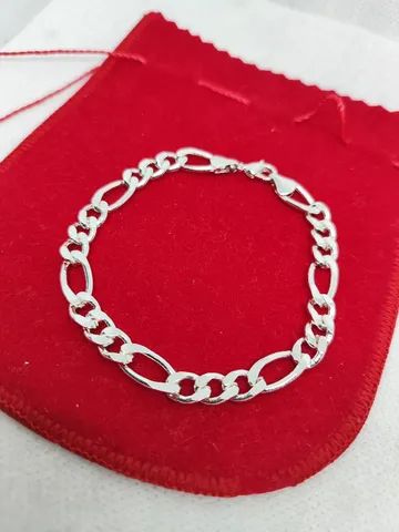 Pulseira 3X1 NOVA BANHADA A PRATA 925