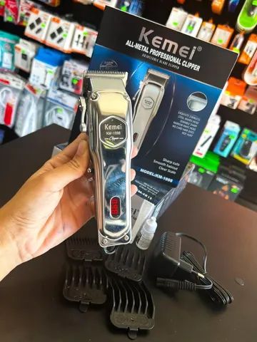 Barbeador Elétrico Sem Fio Kemei KM-1998