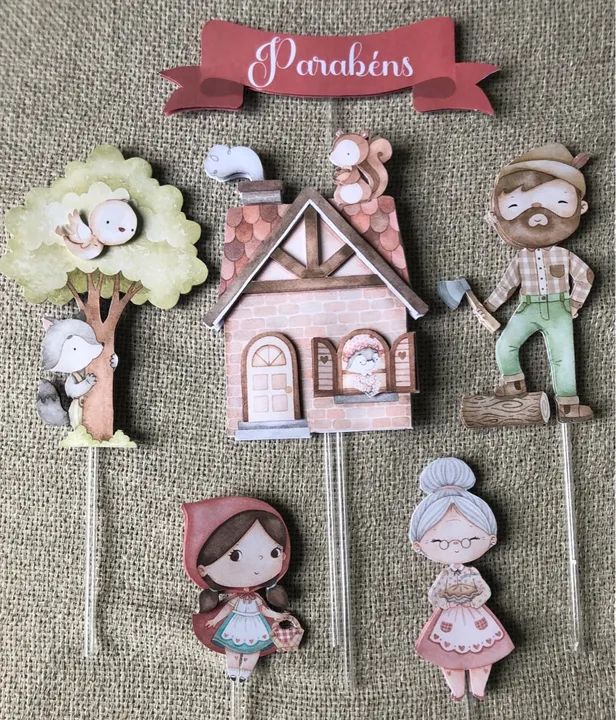 Topo de bolo - Pronta entrega 