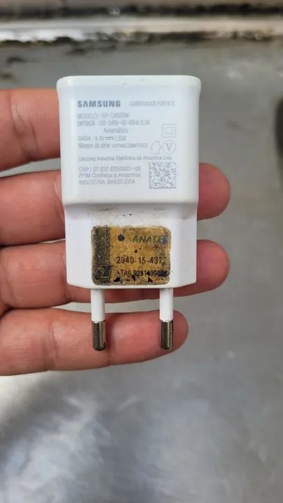 Carregador Samsung original Do A10S sem o cabo
