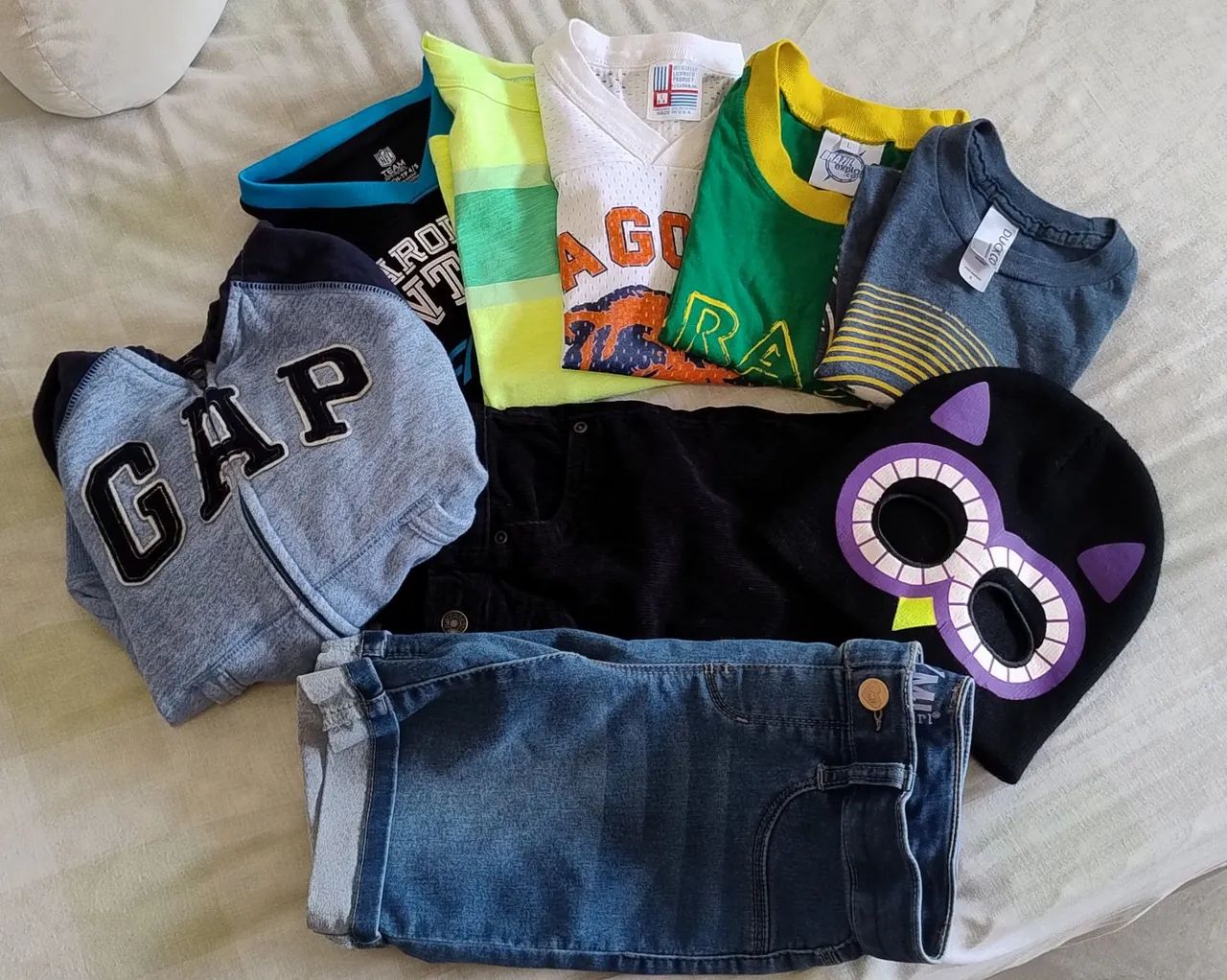 Kit roupas infantis - 9 peças 