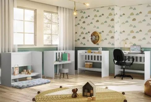 quarto infantil mini berço da tigus 