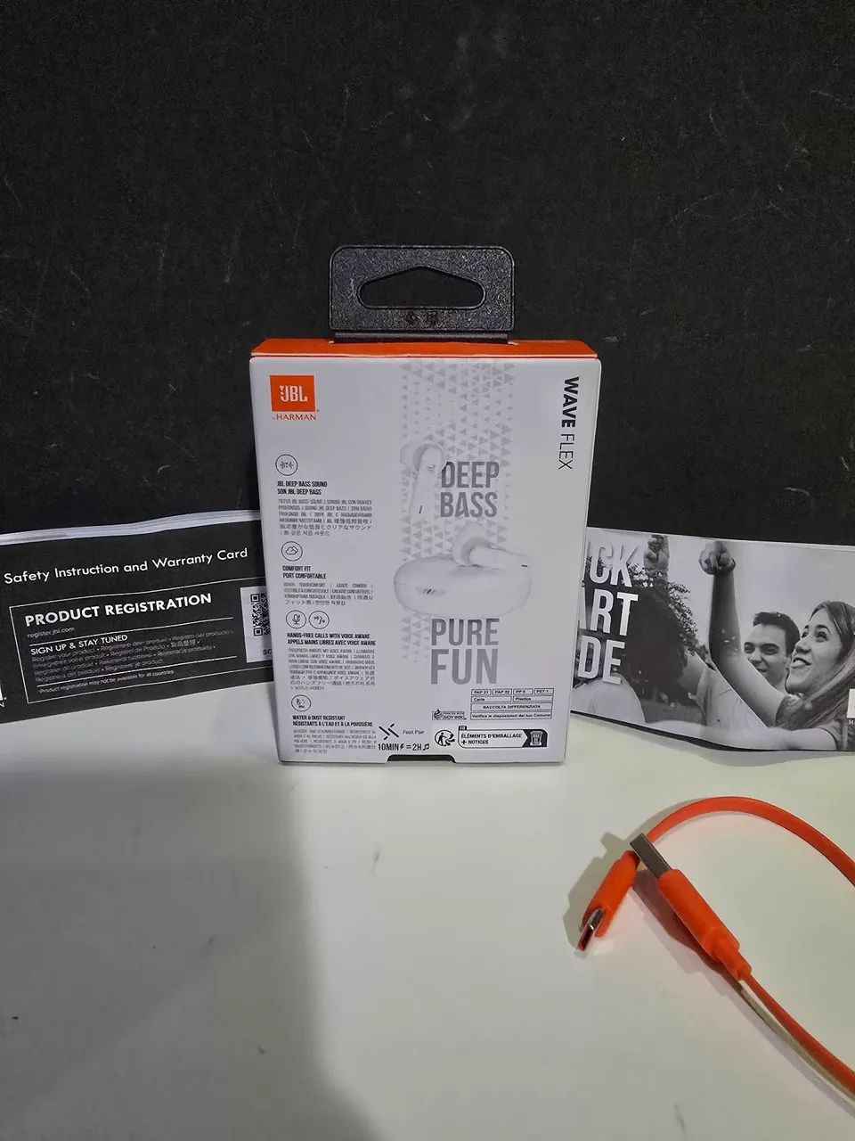 Fone de Ouvido JBL Wave Flex  - Foto 3