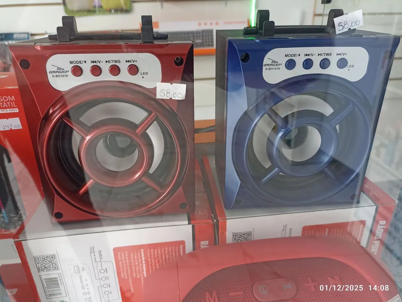 CAIXA DE SOM BLUETOOTH D-BH1018 - Foto 4