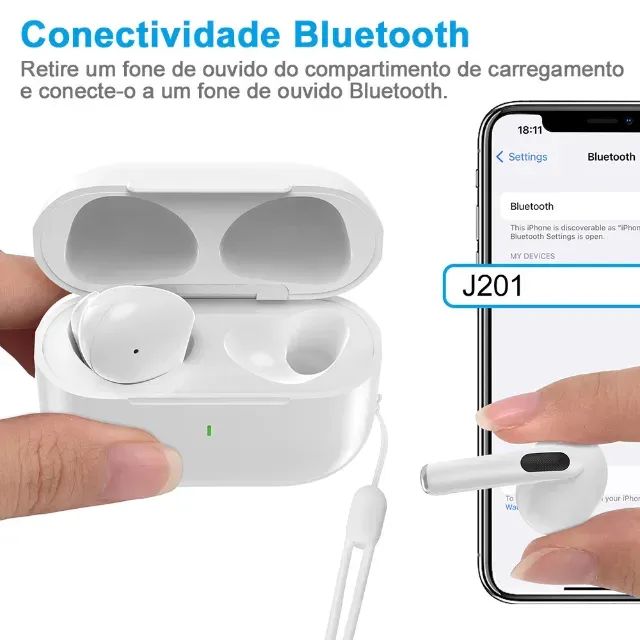 Fone Bluetooth Bettdow TWS Bluetooth 5.3 - Foto 3