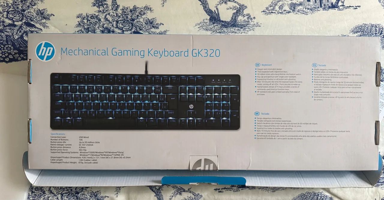 Teclado Mecânico HP GK320 - Foto 3