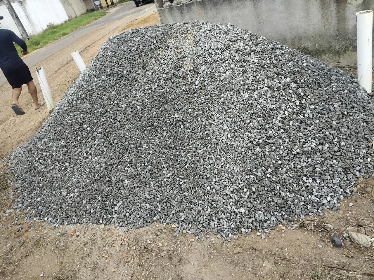 Brita para construção