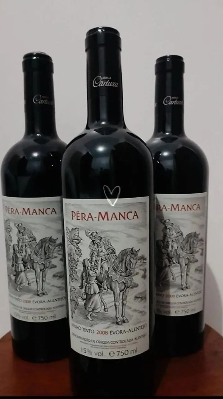 Vinho Tinto Pera-Manca 2008 Évora-Alentejo - 3 Garrafas