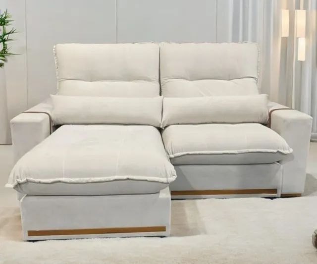 Sofá Retrátil e Reclinável Hórus 2,00 cm pronta Entrega* - Foto 3