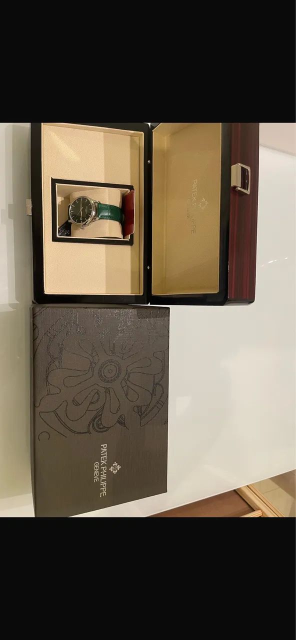 Relógio patek philippe novo com caixa original RP - Foto 5