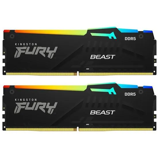Memoria Ram Kingston Fury Beast DDR5 32GB (2X16GB) 5600MHZ RGB