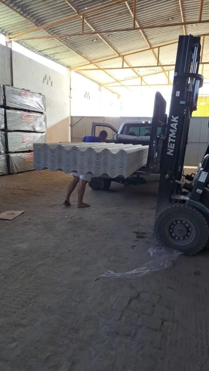 Telha fibrocimento já impermeabilizada na promoção entrega grátis só ligar *71