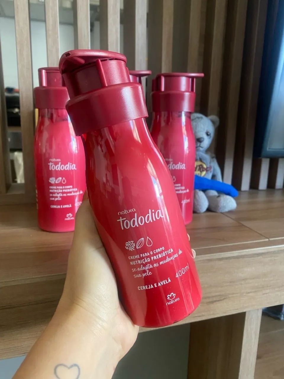 Creme Natura Tododia Cereja e Avelã 400ml