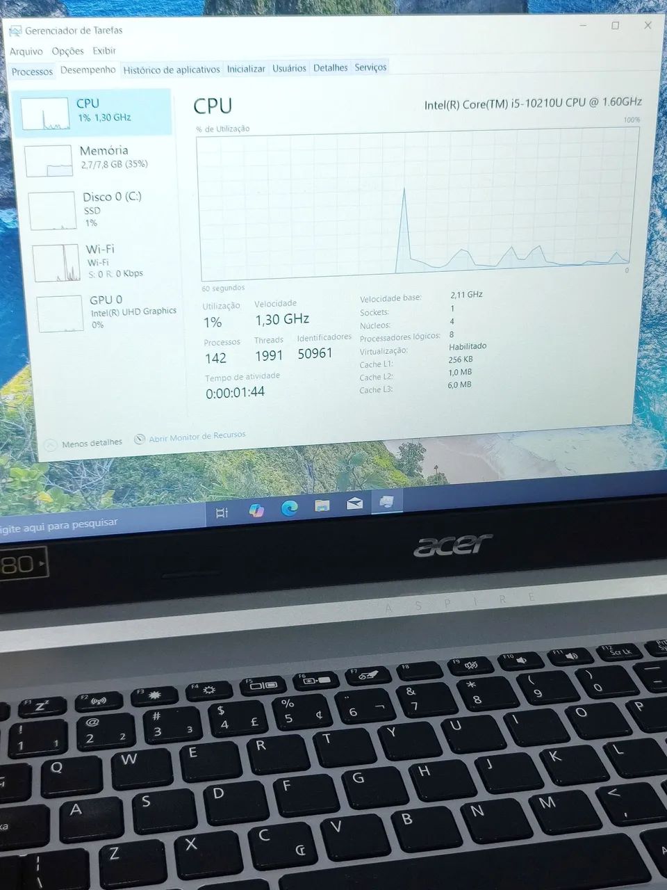 NOTEBOOK ACER i5 10ª COM SSD - Foto 4