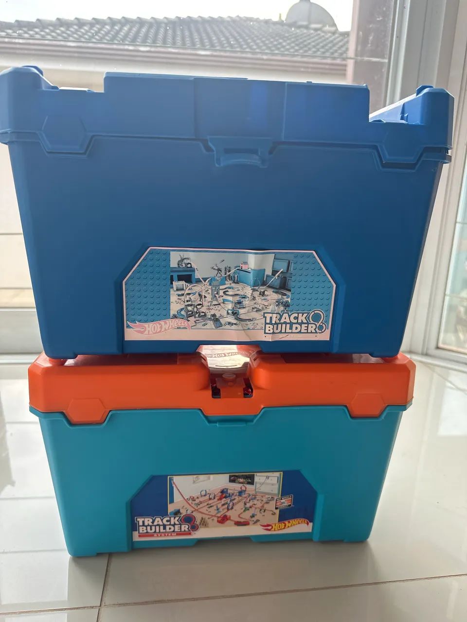 Caixas Hot Wheels Track Builder - Originais Mattel