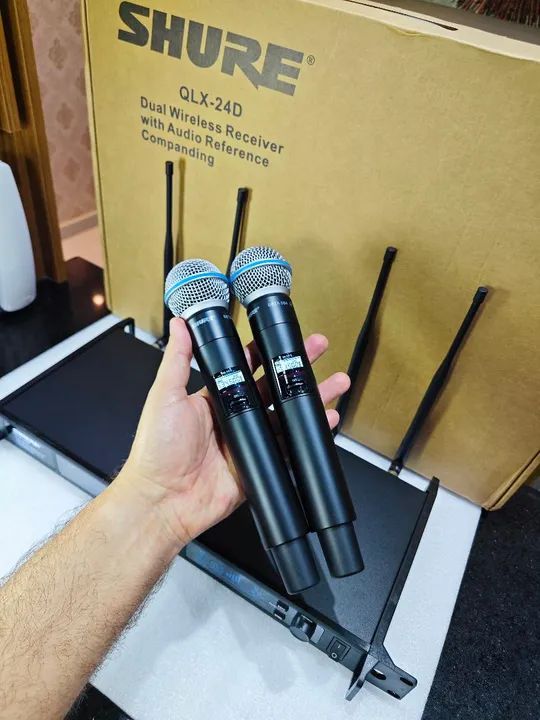 SHURE QLX-24D PROFISSIONAL DUPLO - Foto 2