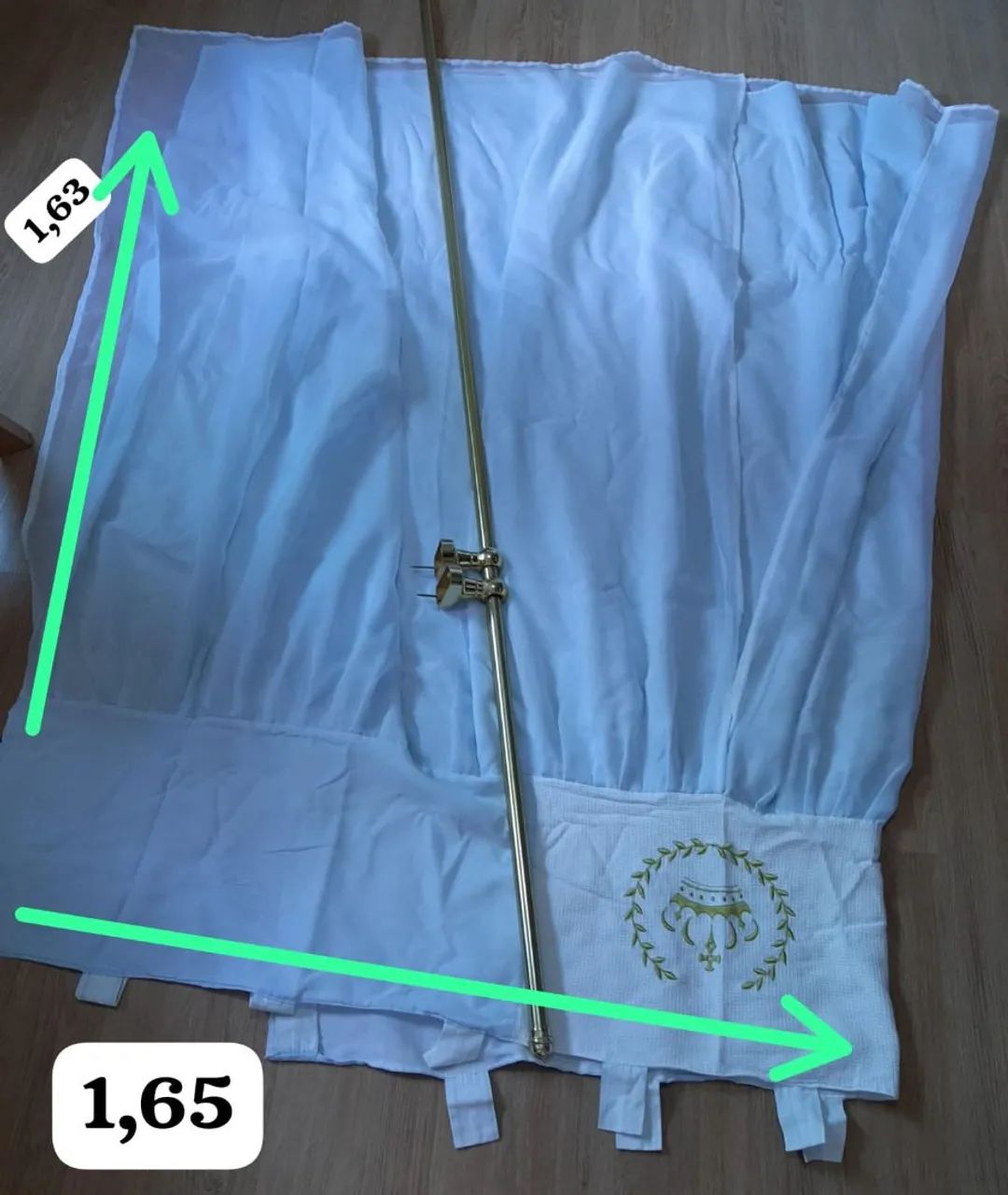 Cortina para janela com mobile infantil - Foto 2