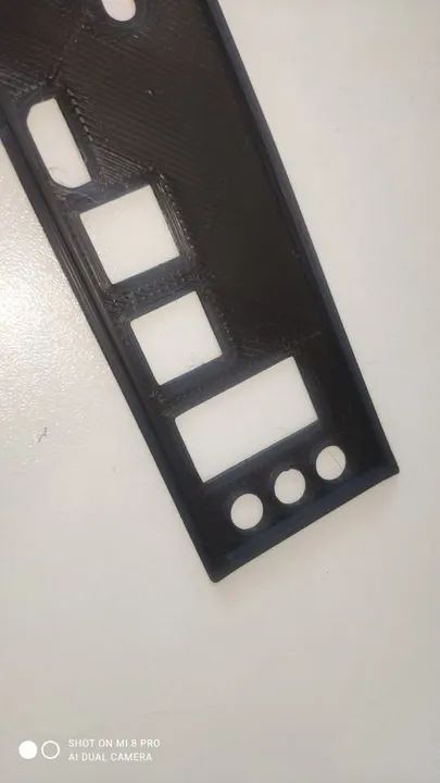 Espelho em 3D ABS para Placa Mãe - Vários Modelos! R$25